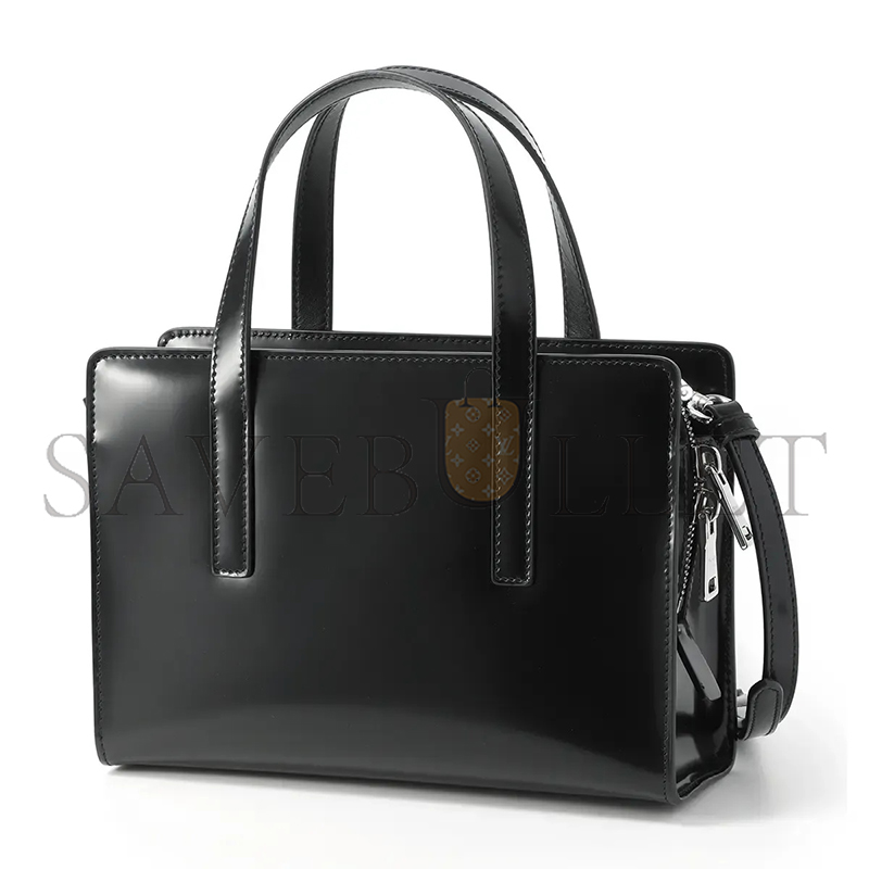 PRADA HANDBAG 2WAY BAG SHOULDER BAG BLACK 1BA357 (22*15*6.5cm) 